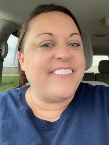 Sarah shared her dental makeover on TikTok. Image: Saranash231/TikTok