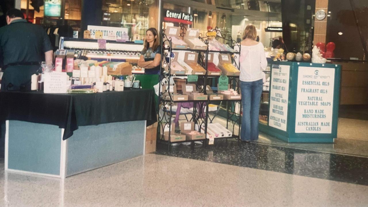 The family also ran stalls inside shopping centres. Picture: Supplied