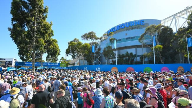 Crowd plans for the 2021 Australian Open have been revealed. Picture: Vince Caligiuri/Getty Images for Tennis Australia.