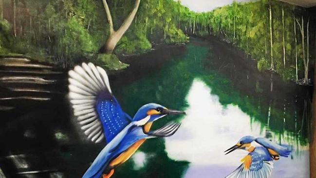 ABOVE: Out There Co.&#39;s bird mural at Evan Edwards Accounting Yeppoon. Picture: contributed