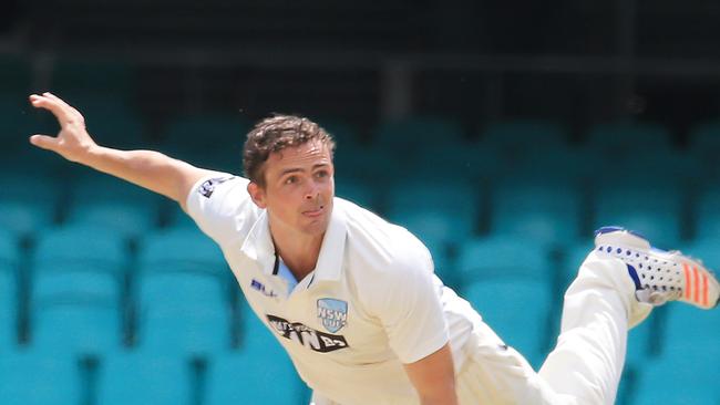 Steven O'Keefe of NSW during the NSW v Victoria Sheffield Shield game at the SCG. pic Mark Evans