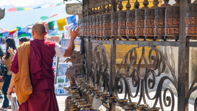 <p><span>8/11</span></p><h2><strong>Know your clocks in Nepal </strong></h2><p>When visiting Buddhist temples and monuments be sure to follow the example of the monks and walk around them clockwise, as a sign of respect.</p>