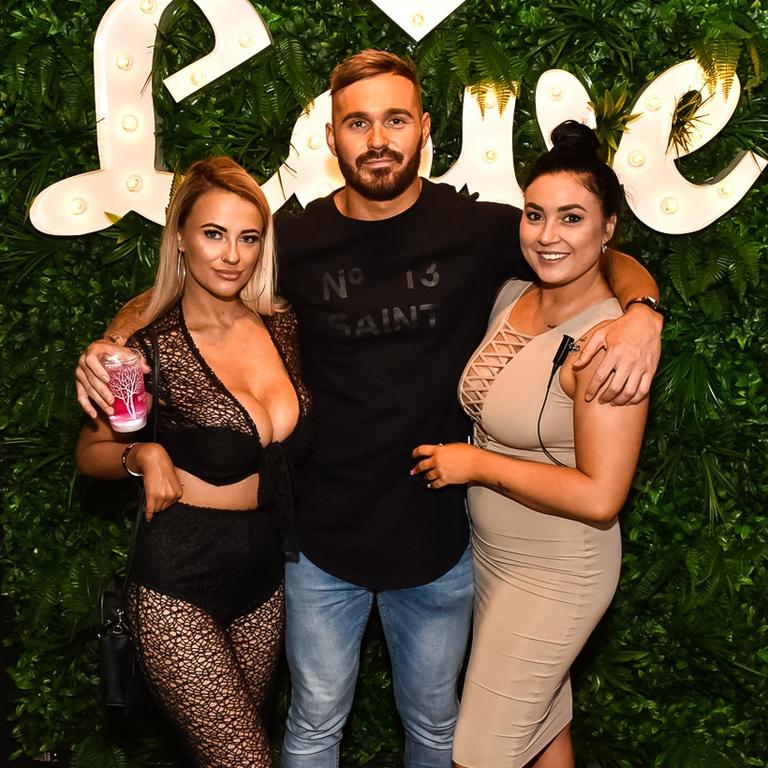 Alanna Fuller, Eden Daily and Bekki Anderson at Love Nightlife for Gold Coast Bulletin Night Spotting photos PICTURE: Pedro Silva