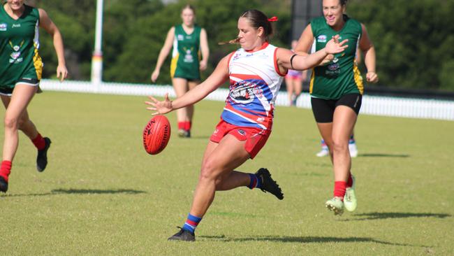 Mikayla Jones of the Wollongong Bulldogs. Picture: Emily Croft-Sharp | Crofty Photography