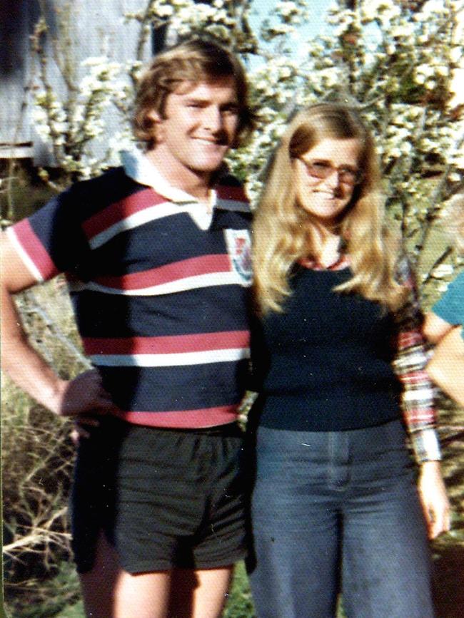 Lynette and Chris Dawson in 1974.