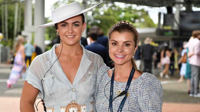 Steph Bragg and Taryn Delaney at Melbourne Cup Race Day, Caloundra. Picture: Patrick Woods.