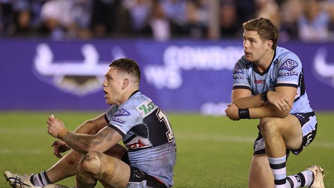 McInnes and Sharks teammate Blayke Brailey both took part in the camp. Picture: Mark Kolbe/Getty Images