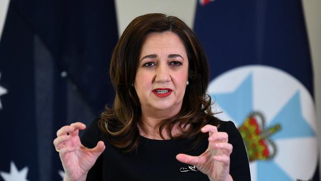 Queensland Premier Annastacia Palaszczuk says the problem is vaccine supply. Picture: Dan Peled