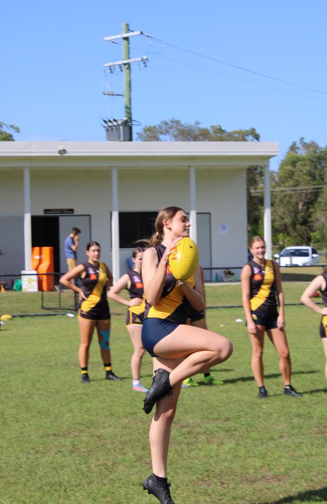 Coco Colefax at training for Tweed Coast Northern Rivers.