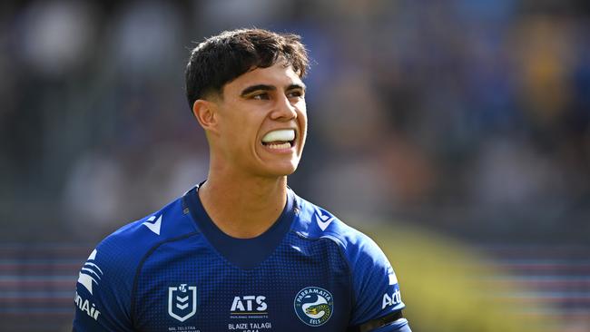 Teammates have backed Blaize Talagi to handle the shift to five-eighth while also praising Mitchell Moses for playing 25 minutes with a fractured foot.