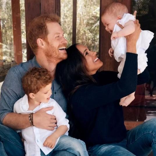 Thomas has never met Prince Harry or his grandchildren Archie and Lilibet. Picture: Alexi Lubomirski/Handout/The Duke and Duchess of Sussex.