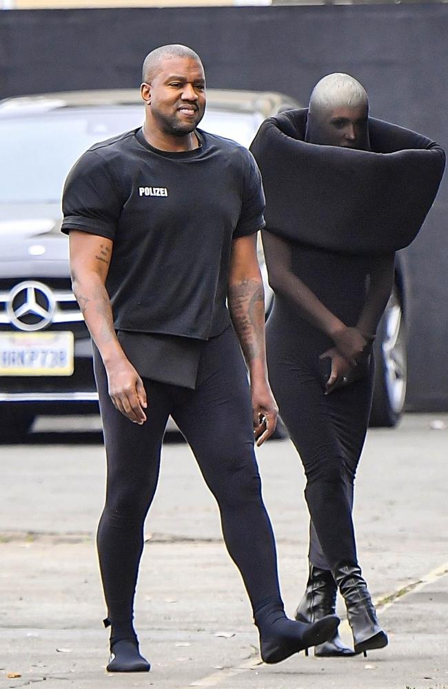 Kanye West and 'wife' Bianca Censori in bizarre outfits: Photos