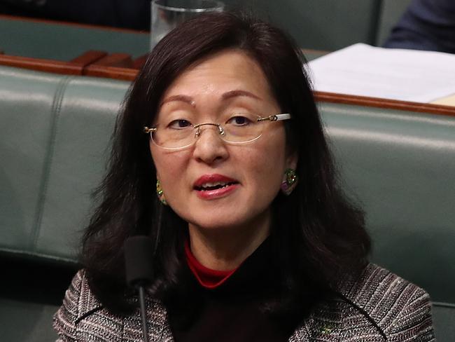 Liberal MP Gladys Liu has previously come under fire for her links to Chinese Communist Party propaganda organisations. Picture: Kym Smith