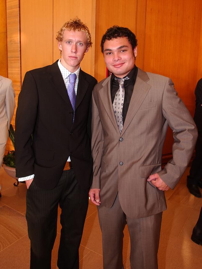 Palm Beach Currumbin High School formal at Conrad Jupiters Casino. Brad Smith and Sarron Hincks. Reporter: Ben Dillaway