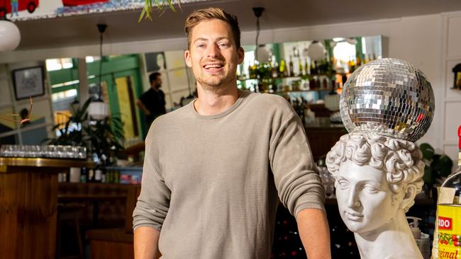 Oliver Brown, managing director at The Big Easy Group, at East End restaurant House of George. (The Advertiser/ Morgan Sette)