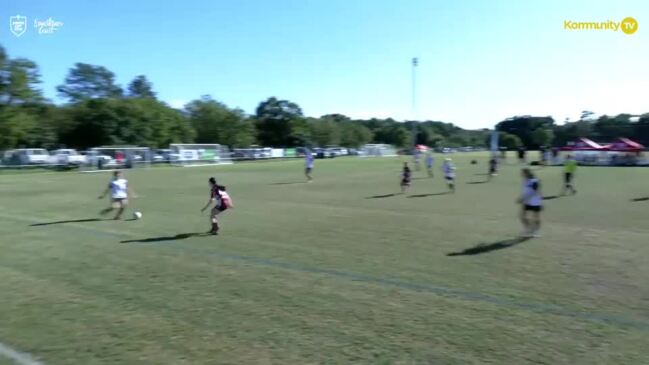Replay: Maroochydore FC v Logan Lightning Maroon (U13 girls gold cup) - Football Queensland Junior Cup Day 1