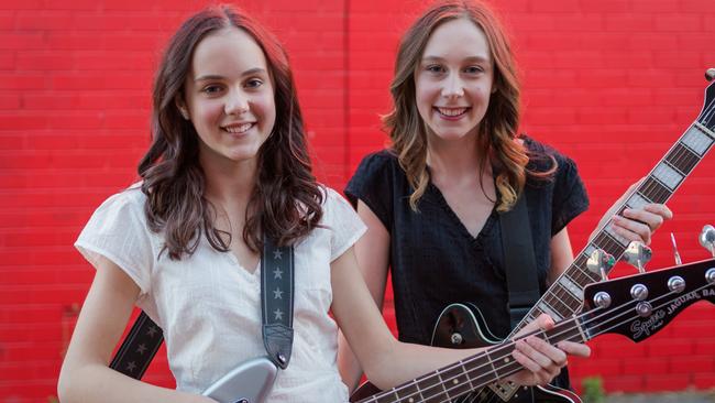 Ella and Sienna McClean, of Mount Barker, hope to become Australia’s next country music sensations. Picture: Supplied