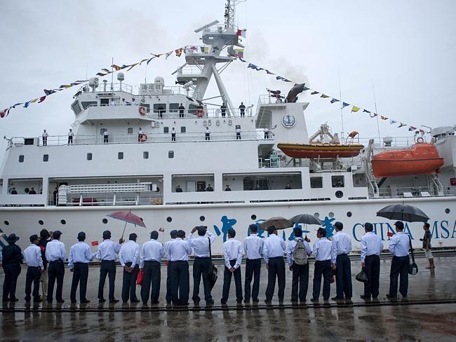 Hopes of breakthrough ... Chinese vessel the Haixun 01 detected the signal hours after it picked up an initial pulse signal. Source: AFP