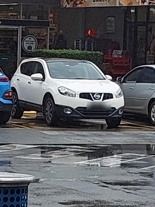 Drivers were seen parking in the bays outside shopping centres. Picture: Facebook@Australian Disability Parking Wall of Shame