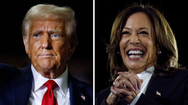 A YouGov poll found 67 per cent of Australians would vote for Kamala Harris compared with just 33 per cent for Donald Trump. Picture: The Times