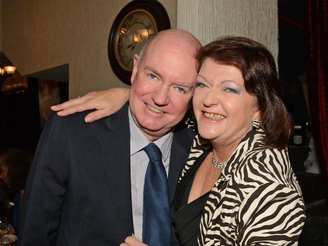 Terence Mulligan and Olwen Williams at opening of Bambino restaurant in Benowa. Picture: Regina King