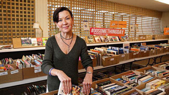 Anne Holt at Lifeline Manly for DoSomething Day. Picture: Adam Yip / Manly Daily