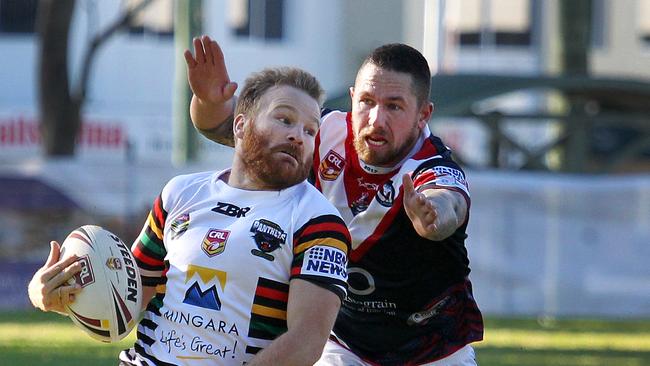 Brayden Cain (right) has plenty of experience in Central Coast rugby league. Picture by Mark Scott