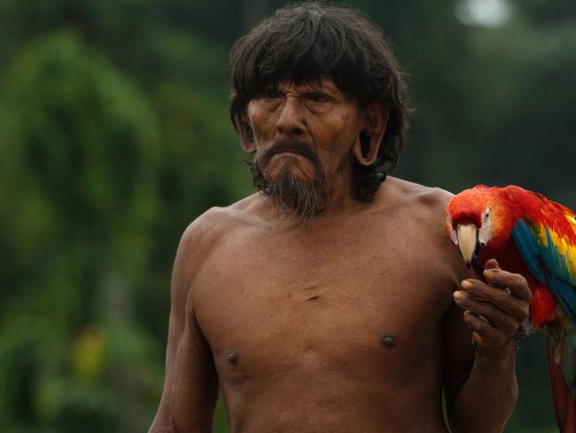 The lives of the Huaorani people in the Ecuadorean Amazon jungle. Picture: Pete Oxford /mediadrumworld.com/australscope