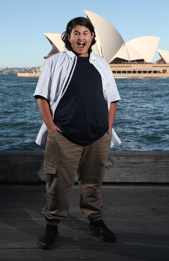 New Zealand actor Julian Dennison, 15, will be the plus-sized hero in the upcoming Deadpool movie. Picture: David Swift