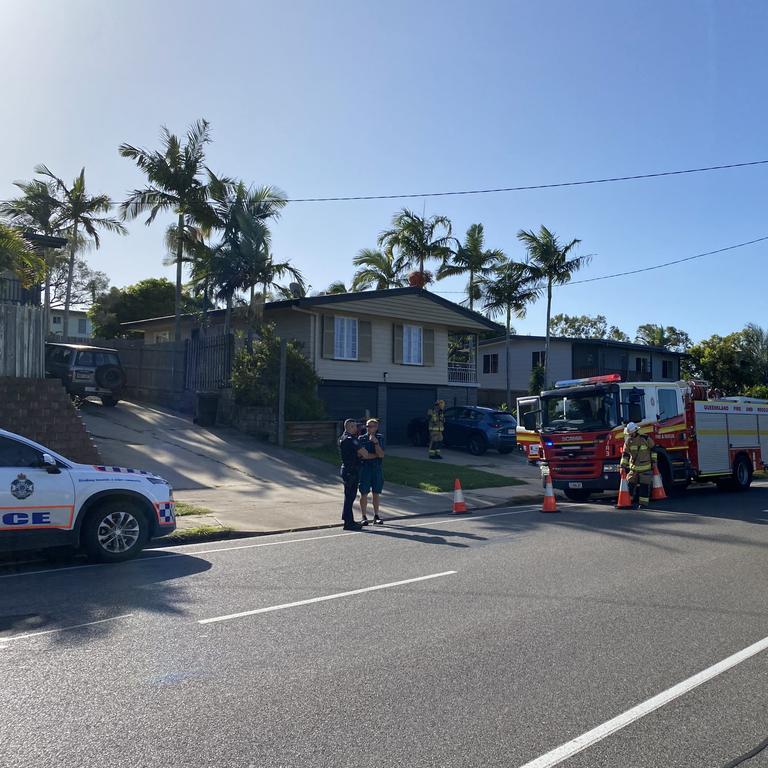 Emergency services attended the Penda Av address on Friday afternoon and left the incident about 4.15pm. Picture: Nilsson Jones