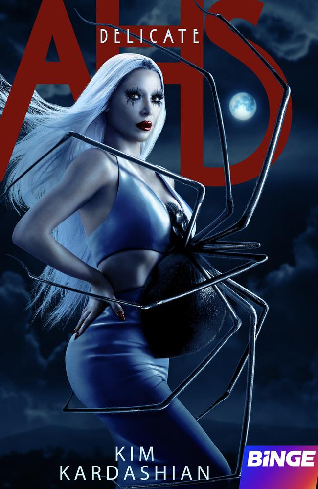 Kim Kardashian stars in American Horror Story: Delicate. Picture: Binge