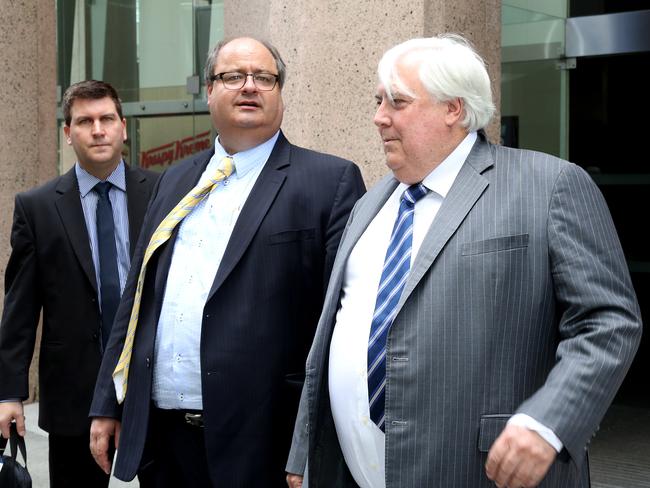 Clive Palmer (right) and Clive Mensink have both issued statements about the future of Queensland Nickel.