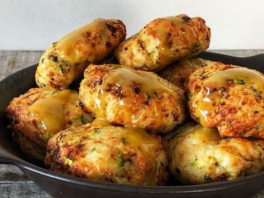 Top newsletter recipe 2: Air fryer chicken rissoles.