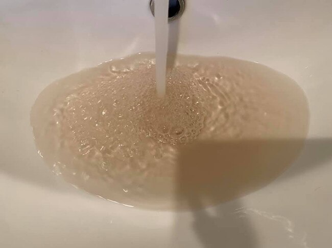 SOCIAL MEDIA IMAGE DISCUSS USE WITH YOUR EDITOR - Many homes across Blackwater have experienced brown coloured water running from the taps from valve and hydrant replacement works being carried out by Central Highlands Regional Council.