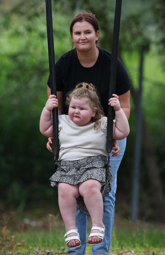 Leaha Miller and daughter Ellie. Picture: Adam Head