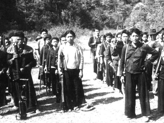 Hmong troops in 1961