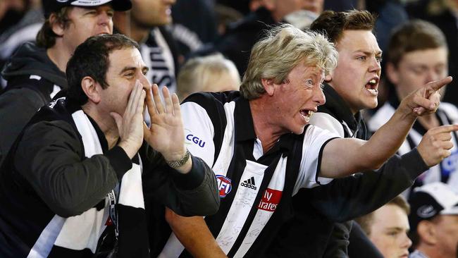 Kevin Sheedy wants to see more unhappy Collingwood fans on Saturday.