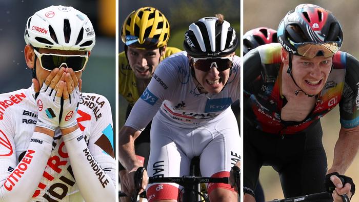 Australians Ben O'Connor (left) and Jack Haig (right) are among the contenders to challenge Slovenian pair Primoz Roglic and Tadej Pogacar for the Tour de France title.