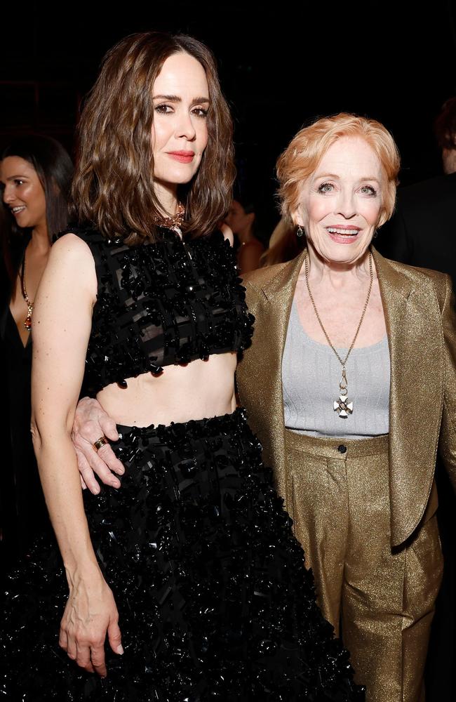 Sarah Paulson, 49, and Holland Taylor, 81 are at very different stages of their lives, and Taylor recently shared that she “worries” about their generational differences. Photo: Emma McIntyre/Getty Images for Academy Museum of Motion Pictures.