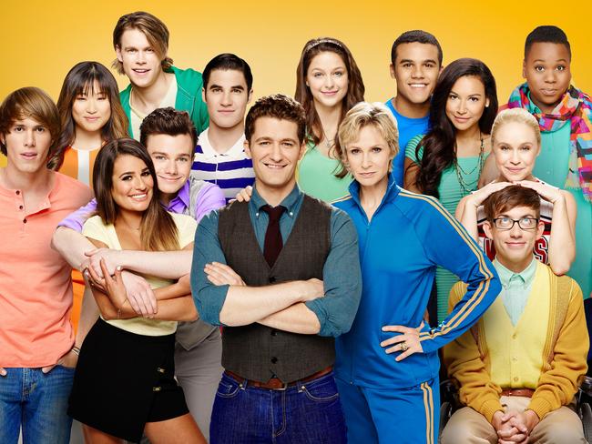 GLEE: (L-R Top) GLEE cast members Jenna Ushkowitz, Chord Overstreet, Darren Criss, Melissa Benoist, Jacob Artist, Naya Rivera and Alex Newell. Bottom (L-R bottom) Blake Jenner, Lea Michele, Chris Colfer, Matthew Morrison, Jane Lynch, Becca Tobin and Kevin McHale. Season Five of GLEE airs Thursdays, (9:00-10:00 PM ET/PT) on FOX. (Photo by FOX Image Collection via Getty Images)