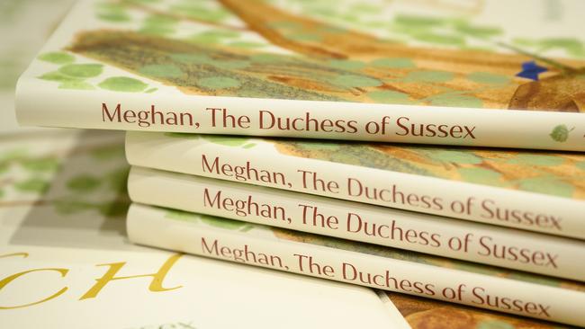 Copies of Meghan Markle's book The Bench on a display in Europe's largest bookstore Waterstones Piccadilly. Picture: Getty Images