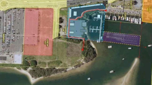 The Mariner's Cove tourism boat dispute has sparked plans for a new site for moorings at Carter's Basin north on The Spit.