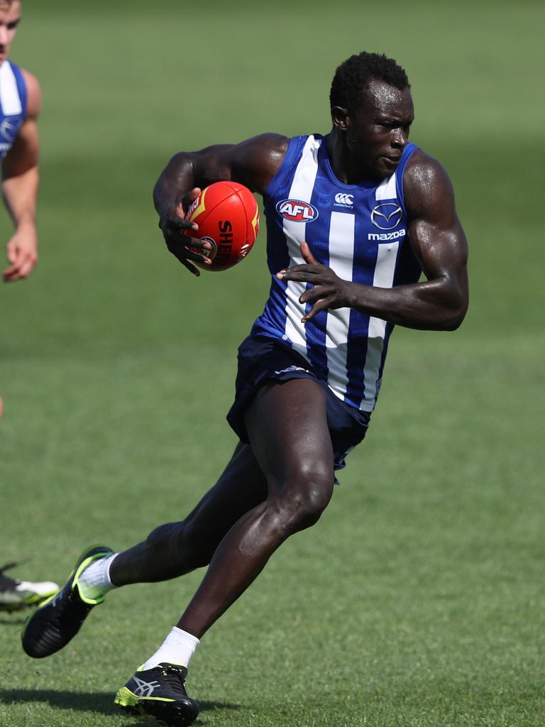 Daw made history when he was drafted to the Kangaroos. Picture: Robert Cianflone / Getty Images