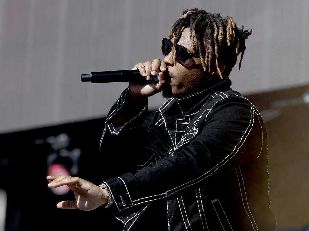 Juice Wrld pictured at the 2019 iHeartRadio Music Festival in Las Vegas. Picture: AFP