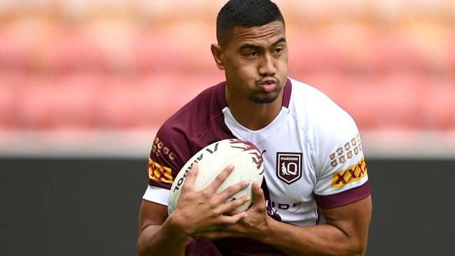 Ronaldo Mulitalo has been sensationally ruled out of Origin after being ruled ineligible. Picture: NRL Images