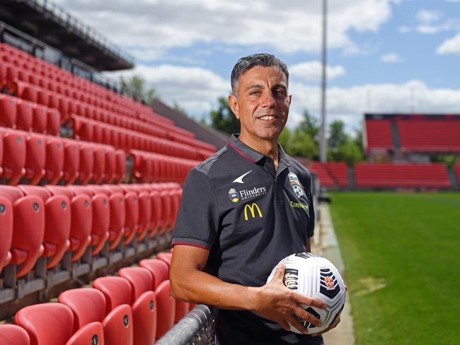 Former Adelaide united assistant coach Ross Aloisi has taken charge at Brisbane Roar. Picture: Tom Huntley