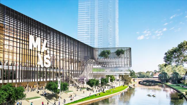 An artist impression of the proposed Powerhouse Museum to be built in Parramatta. Picture: Supplied