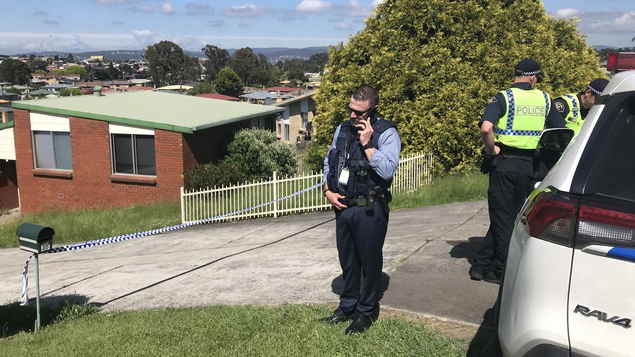 Tasmania Police responded to an incident on Prossers Forest Road at Ravenswood where a man has died and a woman has been critically injured. Photo: Helen Kempton