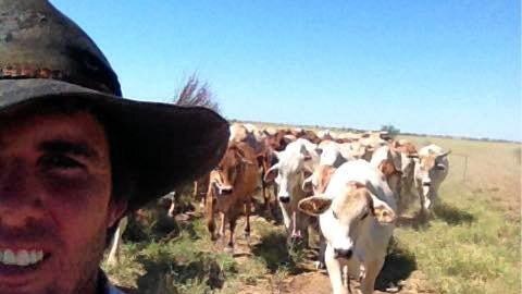 Nigel Simmons has seen 265mm of rain fall in the last week. Picture: Facebook