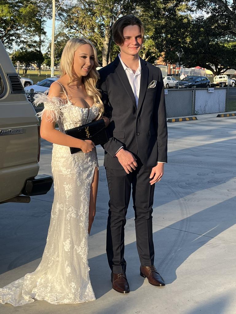 Students arrive at Maryborough State High School's formal.